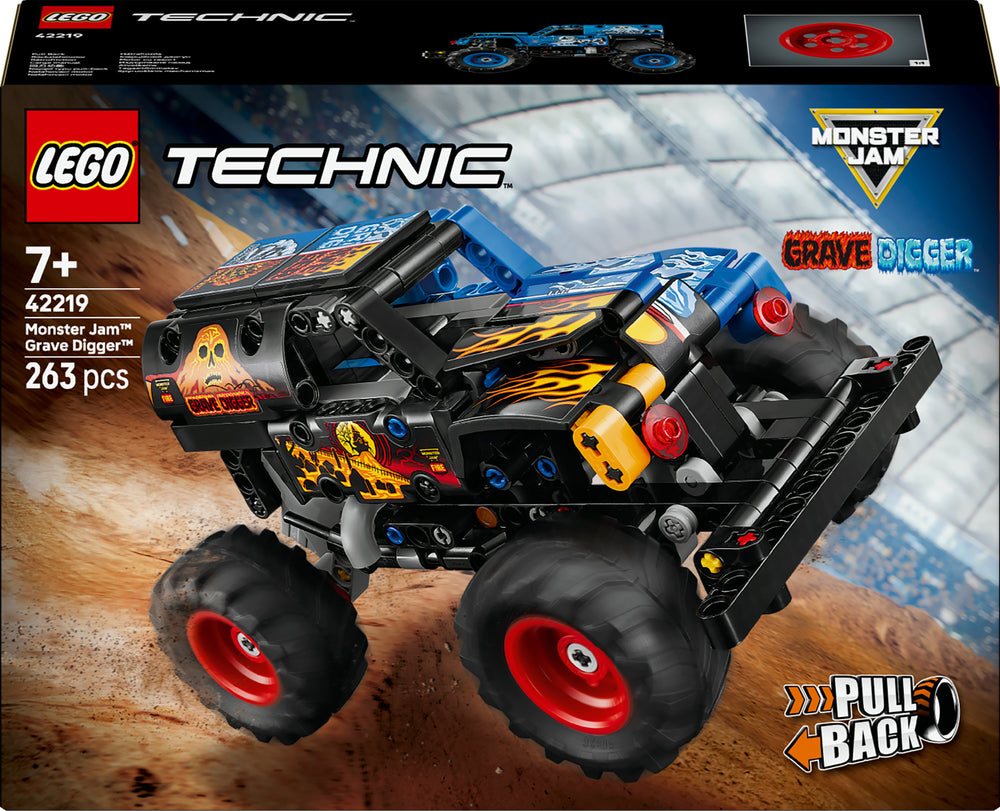 LEGO Technic 42219 Monster Jam™ Grave Digger™ tuli ja jää