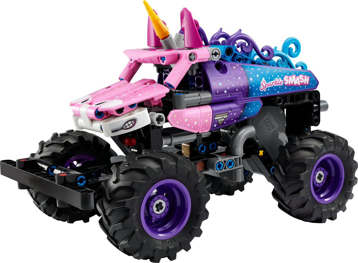 LEGO Technic 42220 Monster Jam™ Sparkle Smash™ vetomoottorilla – kuva 3
