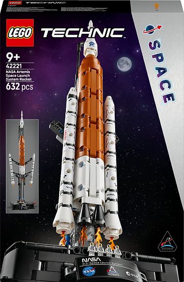 LEGO Technic 42221 NASA Artemis ‑laukaisujärjestelmän avaruusraketti