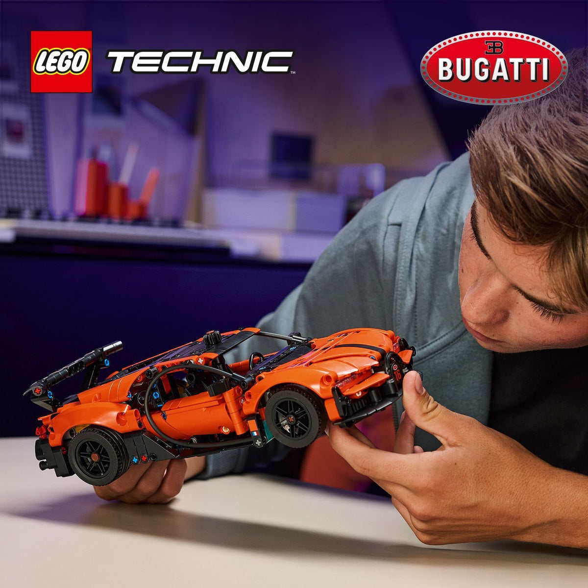 LEGO Technic 42222 Bugatti Chiron Pur Sport ‑hyperauto – kuva 7