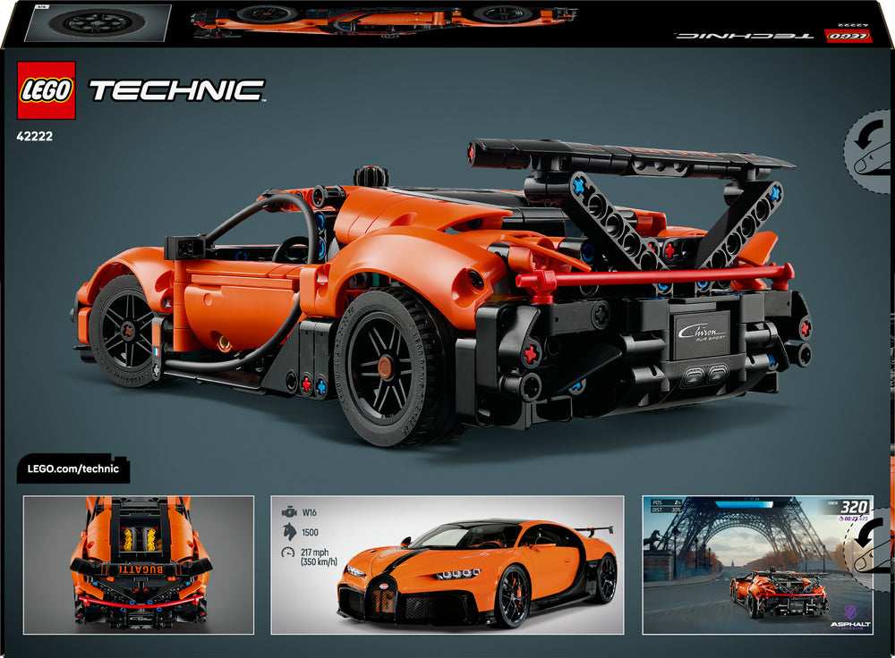 LEGO Technic 42222 Bugatti Chiron Pur Sport ‑hyperauto – kuva 2