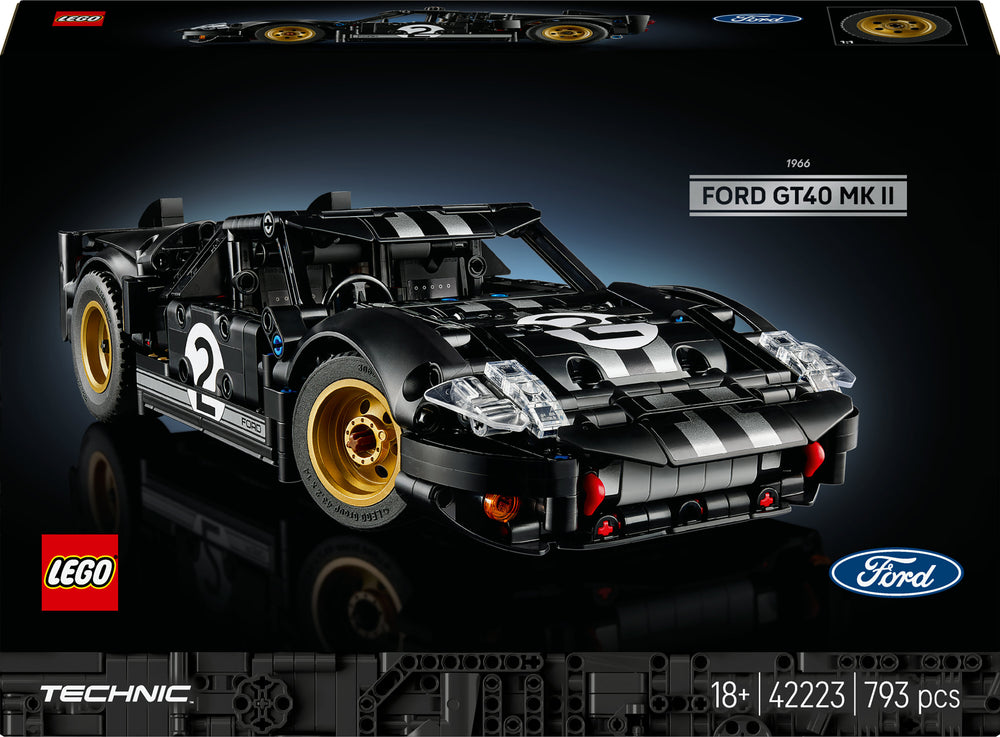 LEGO Technic 42223 1966 Ford GT40 MKII ‑kilpa-auto