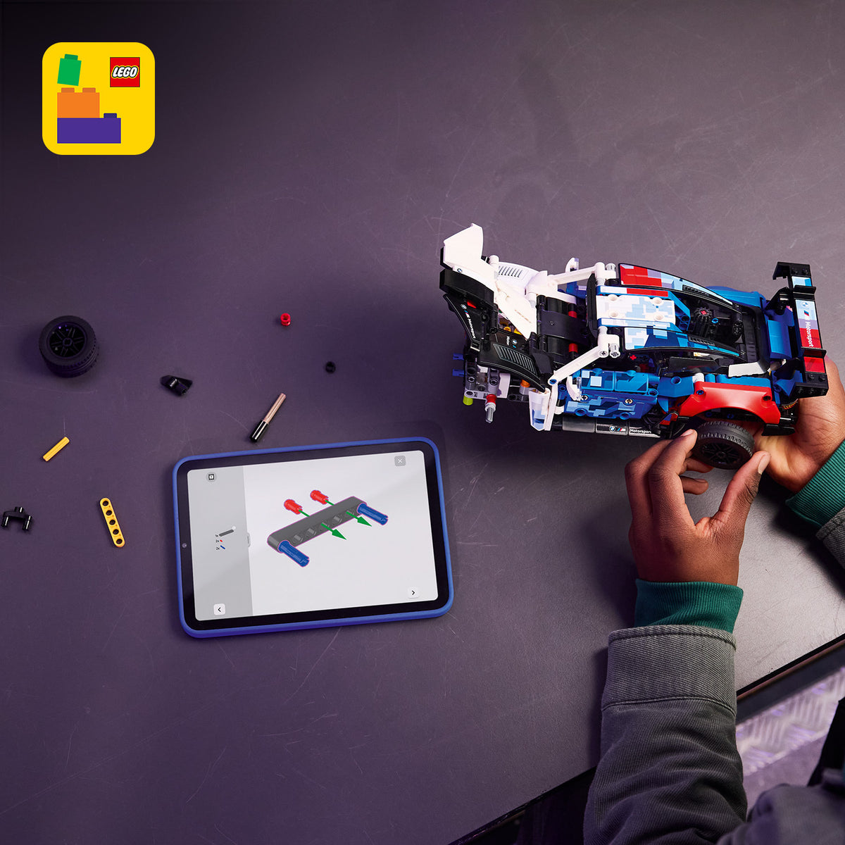 LEGO Technic 42226 BMW M4 GT3 EVO kilpa-auto – kuva 19