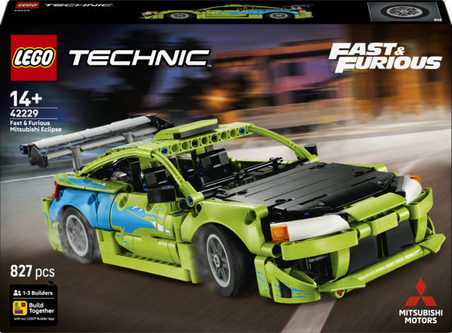 LEGO Technic 42229 - Fast and Furious Mitsubishi Eclipse ‑auto