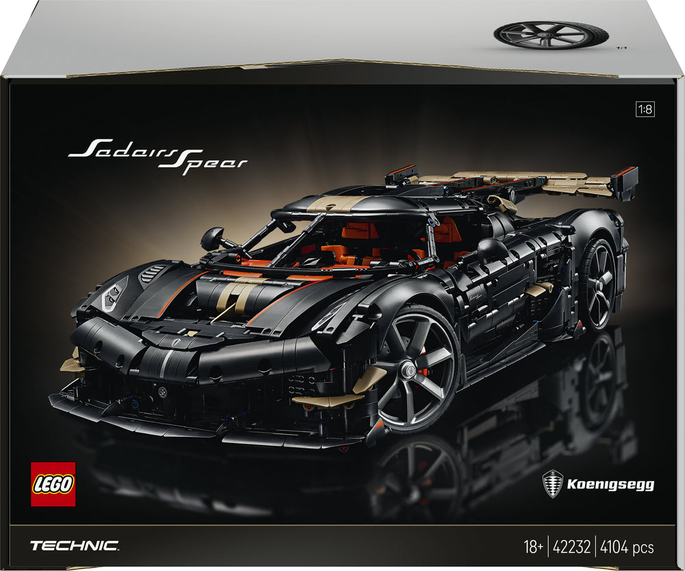 LEGO Technic 42232 Koenigsegg Sadair's Spear ‑mega-auto – kuva 2