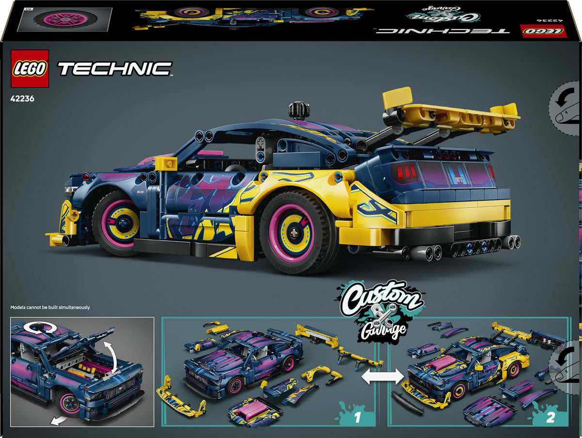 LEGO Technic 42236 Tuunaustallin Ford Mustang GT ‑auto – kuva 2