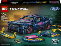 LEGO Technic 42236 Tuunaustallin Ford Mustang GT ‑auto