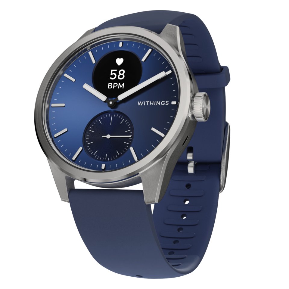 Withings Scanwatch 2 älykello, 42 mm, sininen