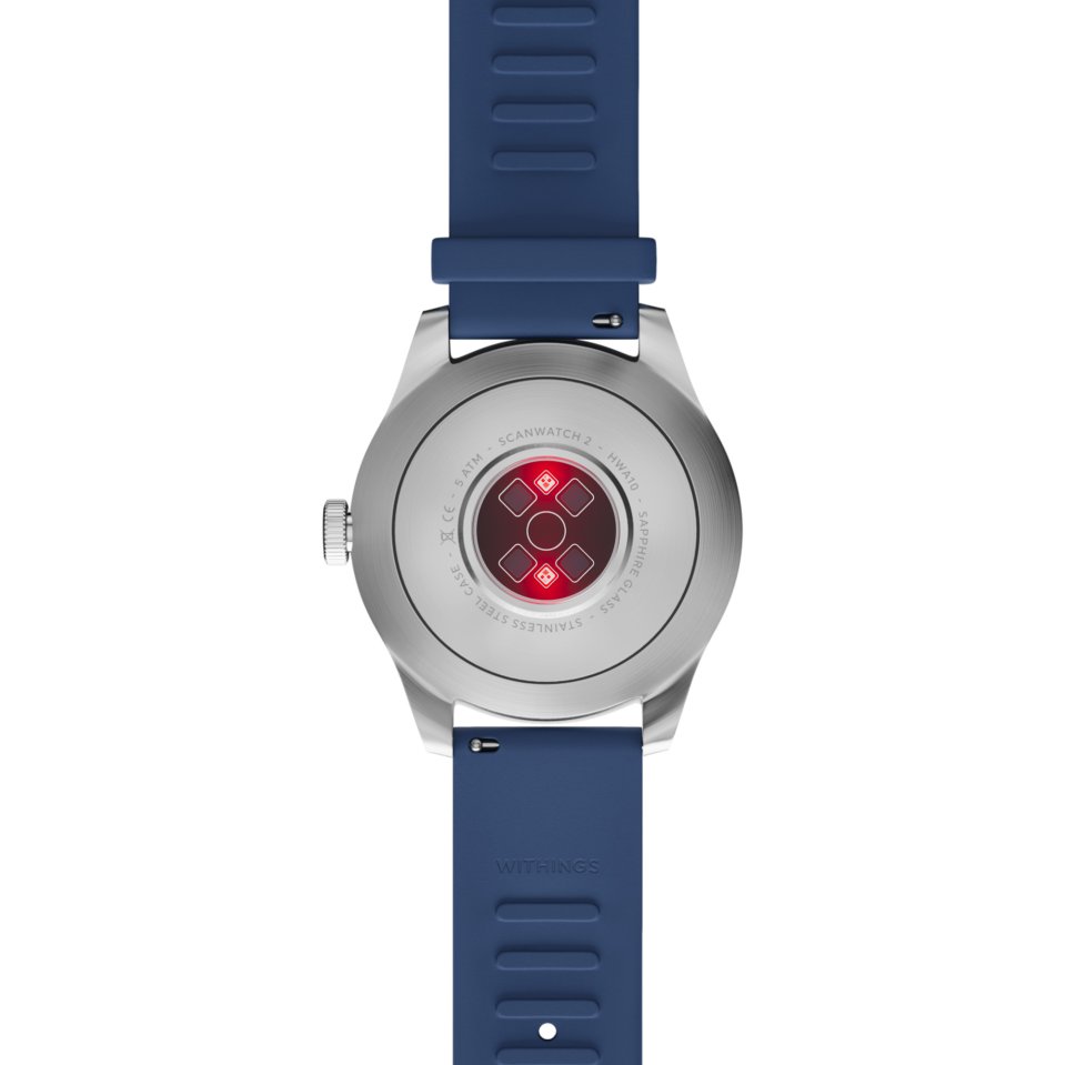 Withings Scanwatch 2 älykello, 42 mm, sininen