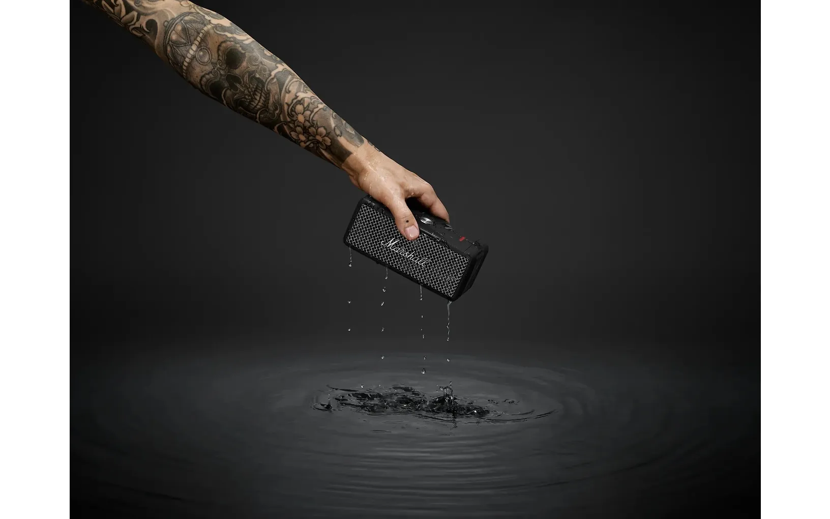 Marshall Emberton II -Bluetooth-kaiutin, musta/teräs