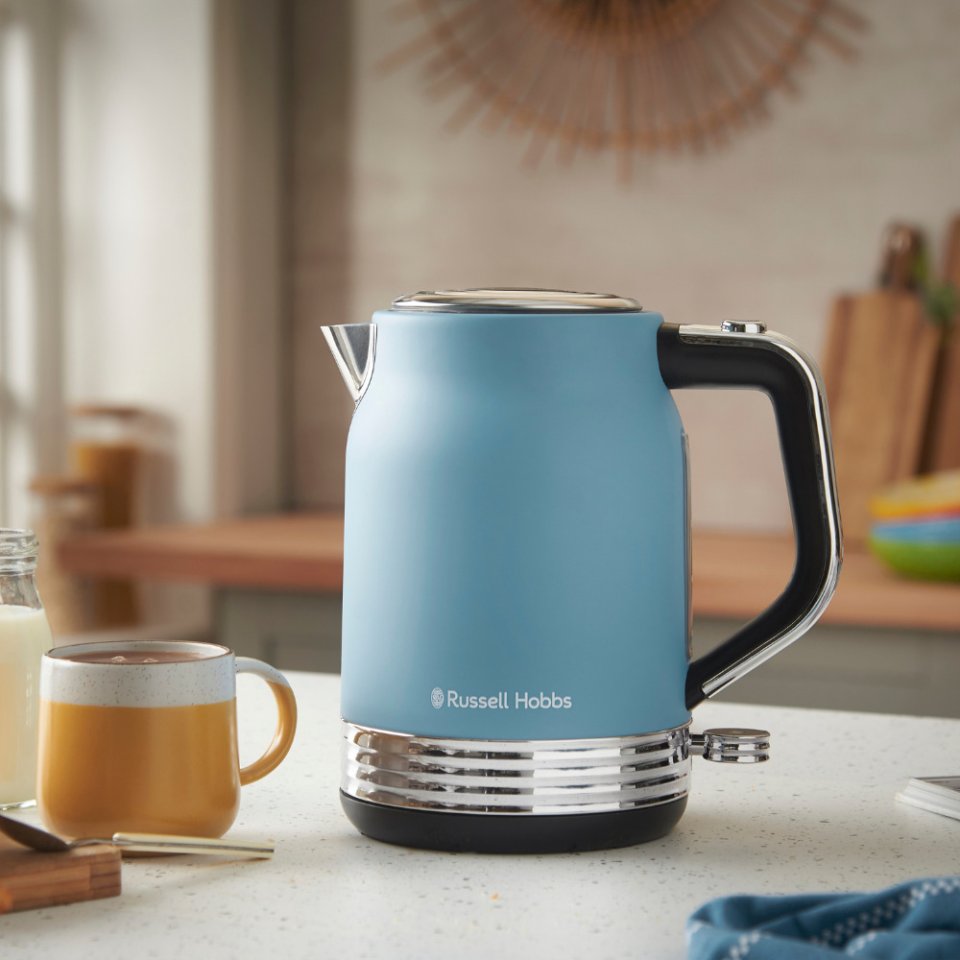 Russell Hobbs Hanley Retro Blue vedenkeitin