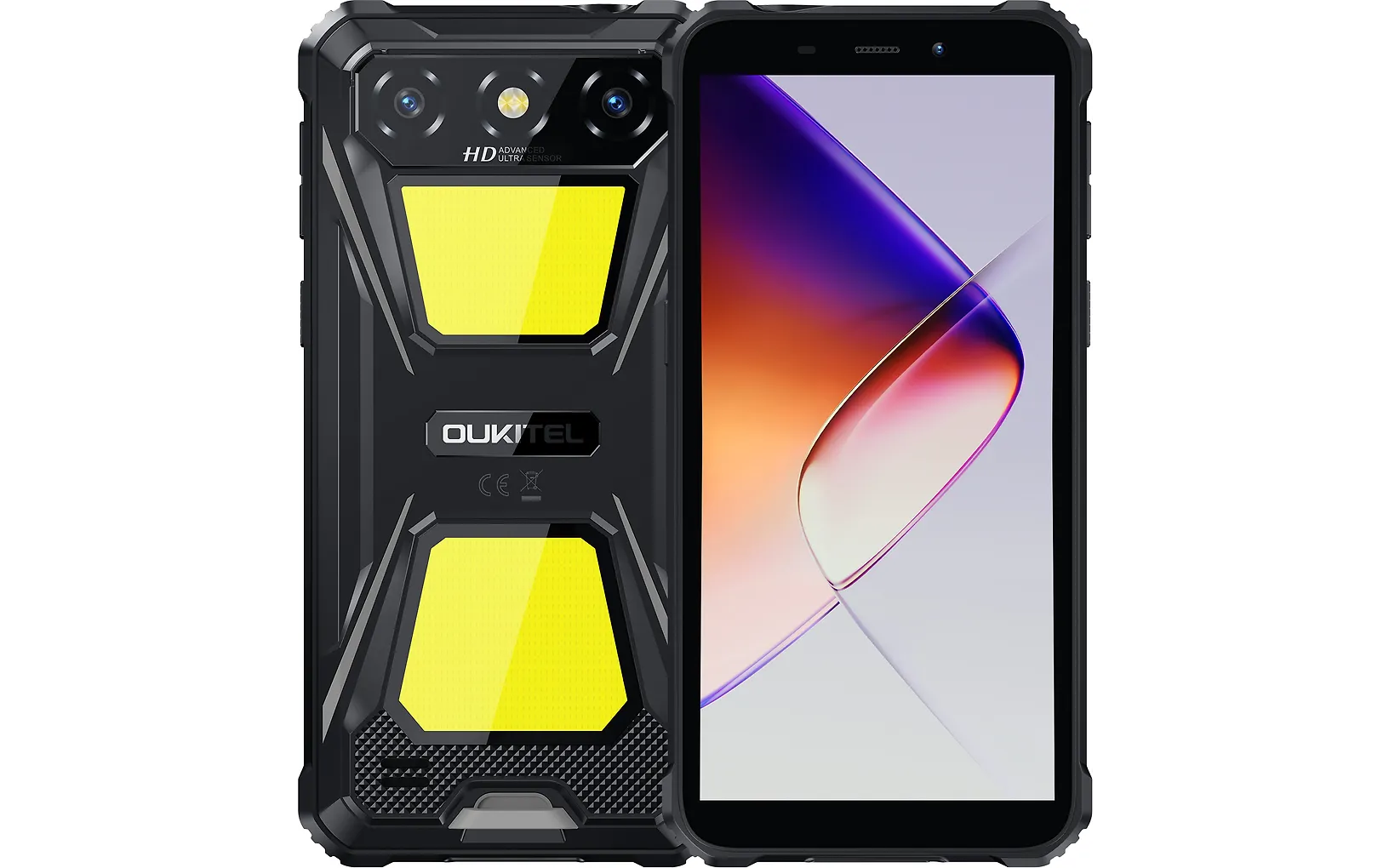 Oukitel G5 telefon, 256/4 GB, svart