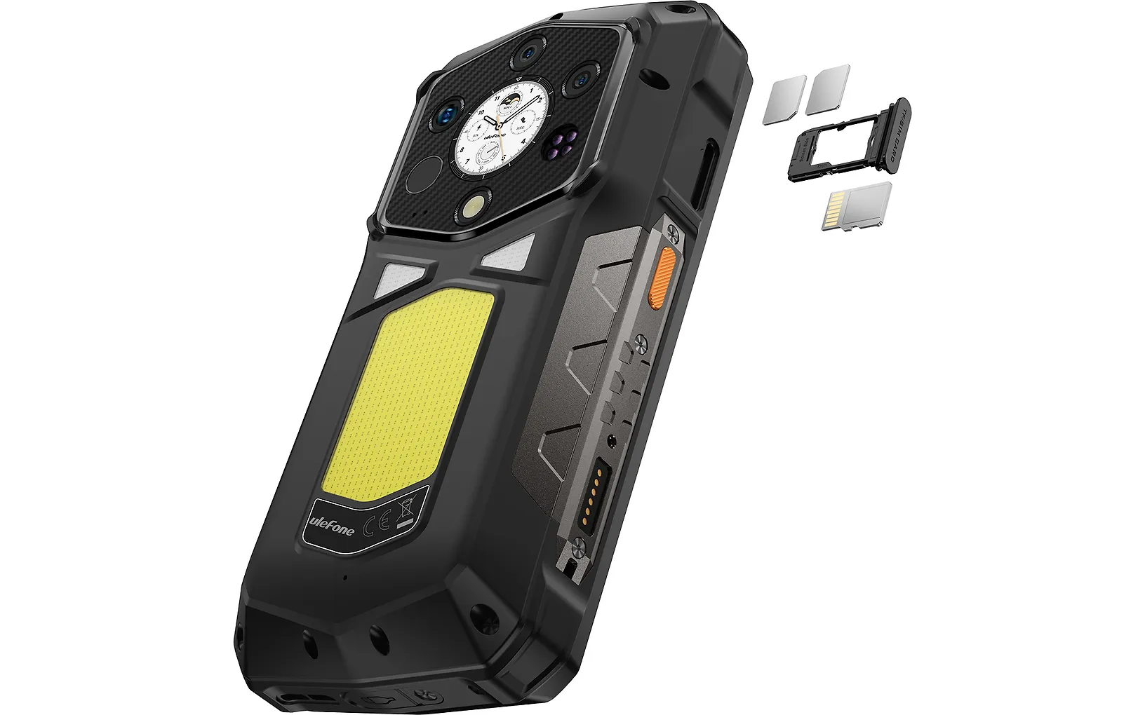 Ulefone Armor 29 Pro Thermal 5G puhelin, 512/16 Gt, musta