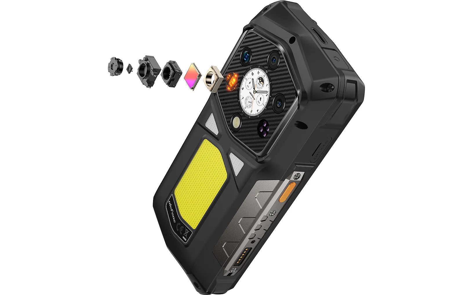 Ulefone Armor 29 Pro Thermal 5G puhelin, 512/16 Gt, musta
