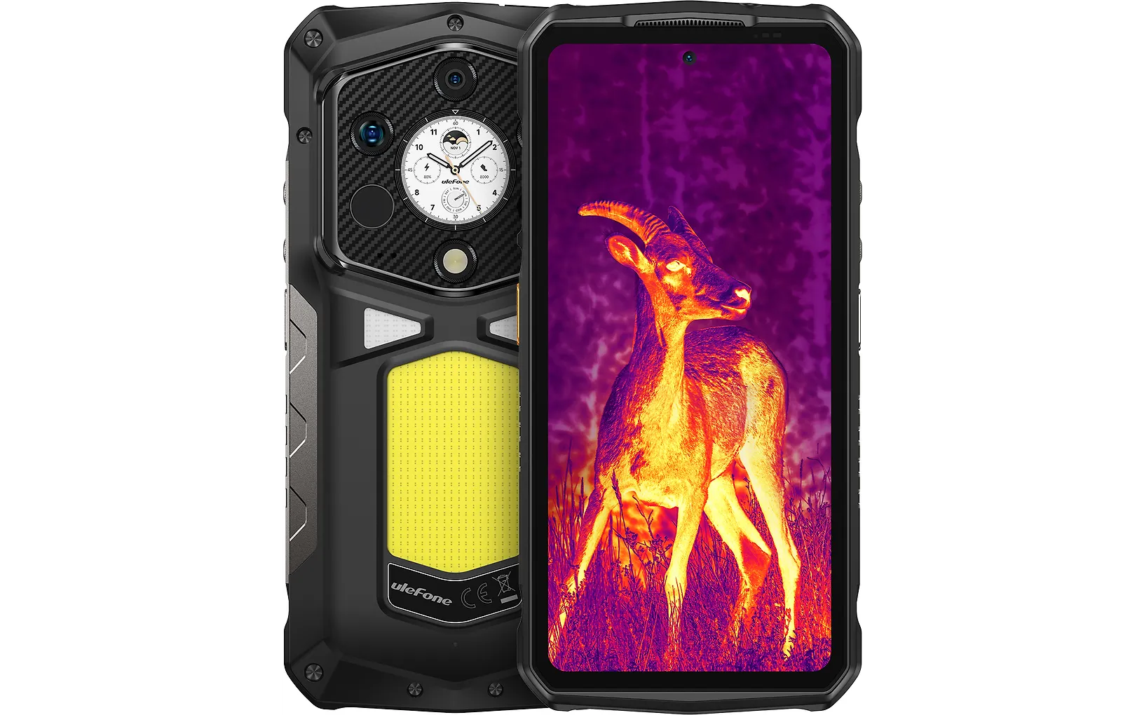 Ulefone Armor 29 Pro Thermal 5G puhelin, 512/16 Gt, musta