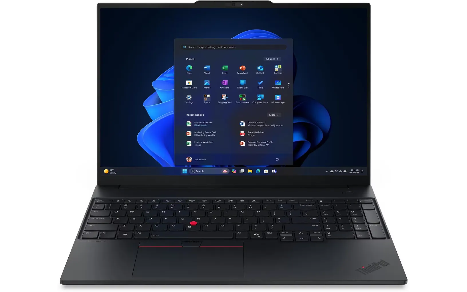 Lenovo ThinkPad E16 Gen 3 16" kannettava tietokone, Windows 11 Pro (21ST004MMX)
