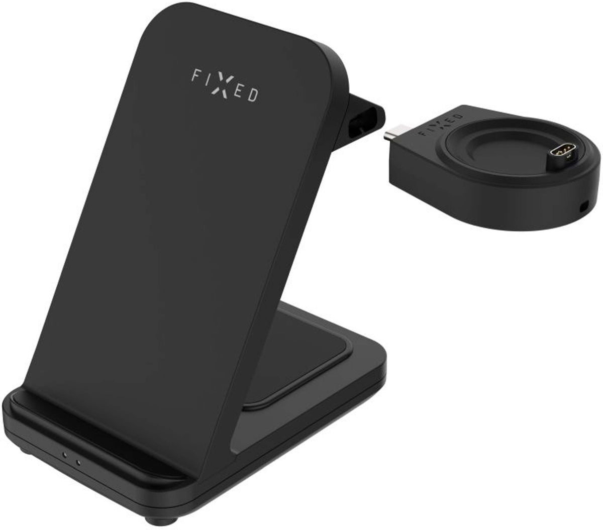 FIXED 3-in-1 langaton latausasema Garmin-kellolle, musta – kuva 2