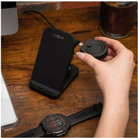 FIXED 3-in-1 langaton latausasema Garmin-kellolle, musta – kuva 3