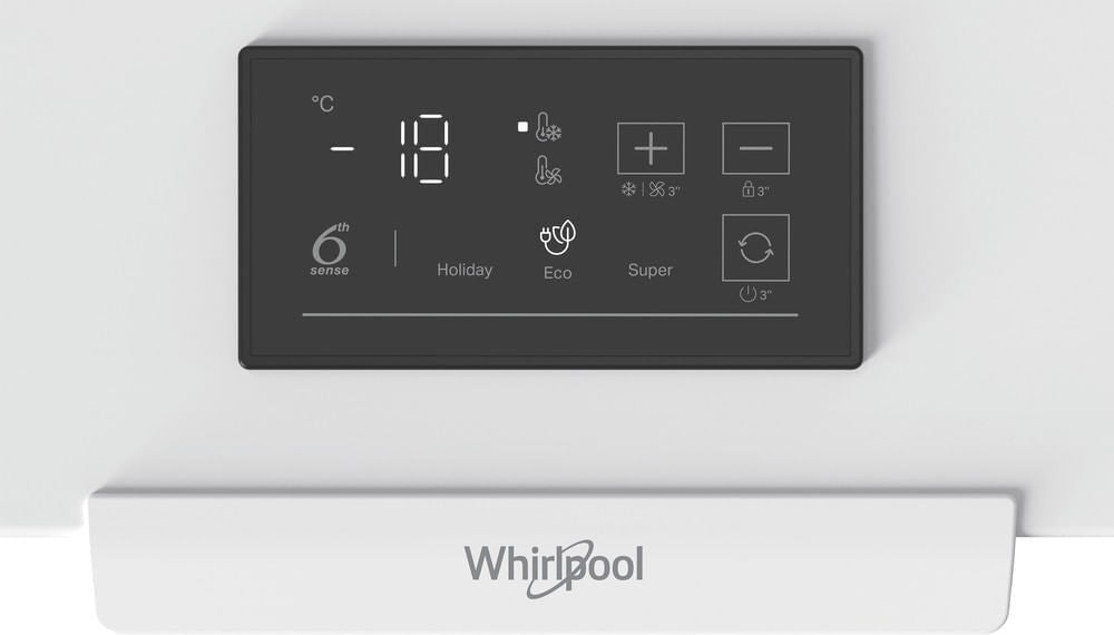 Whirlpool W3RHS44EW arkkupakastin, 442 l, valkoinen – kuva 4