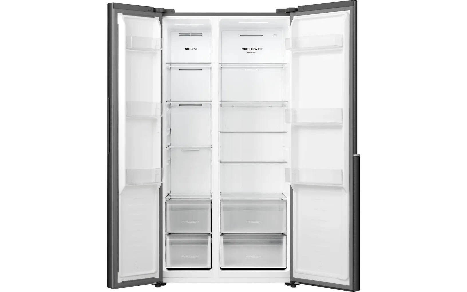 Gorenje NRS917E41BX Side-by-side, svart