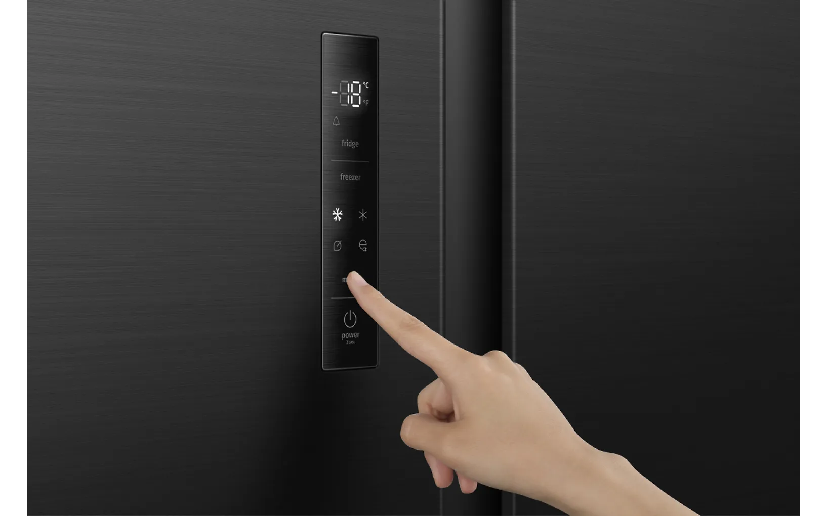 Gorenje NRS917E41BX Side-by-side, svart