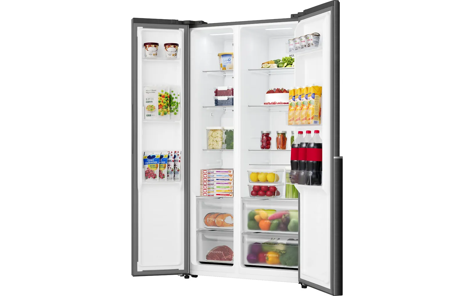 Gorenje NRS917E41BX Side-by-side, svart