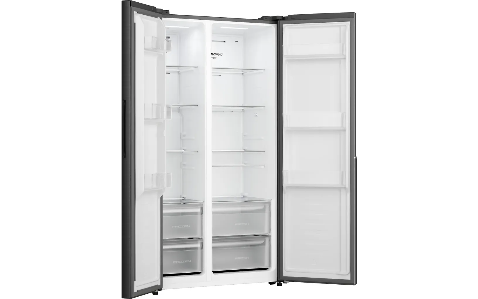 Gorenje NRS917E41BX Side-by-side, svart