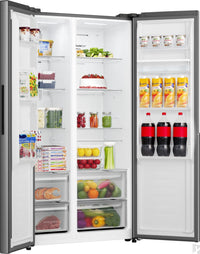 Gorenje NRS917E41XWD Side By Side, hopea – kuva 4
