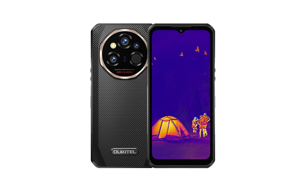 Oukitel WP55 Ultra Thermal 5G puhelin, 512/12 Gt, musta