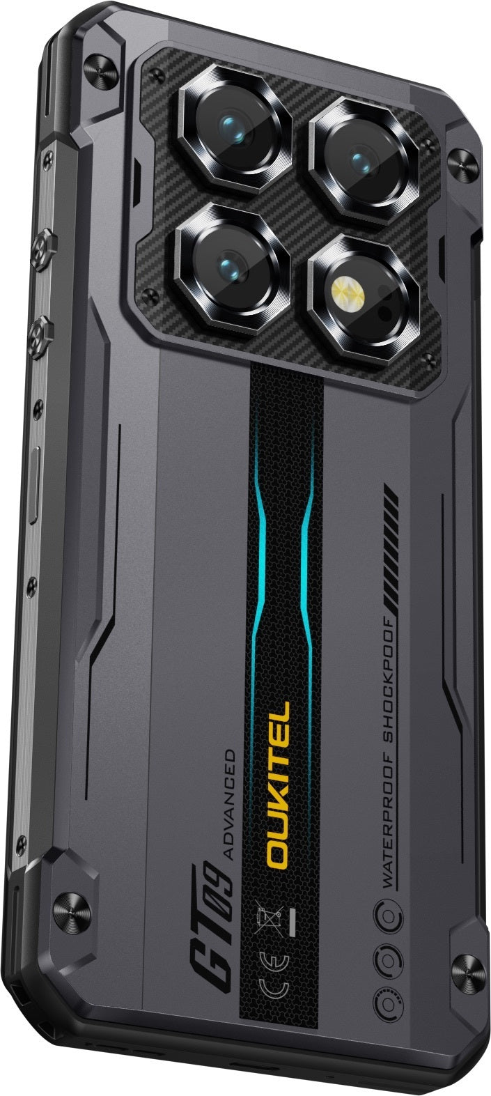 Oukitel WP60 5G puhelin, 512/12 Gt, musta