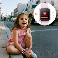 ZTE Kids Watch K2 Pro lasten kellopuhelin, vaaleanpunainen