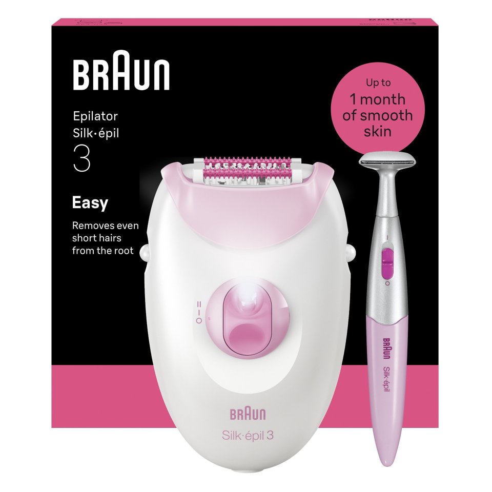 Braun Silk·épil 3 3-202 johdollinen epilaattori