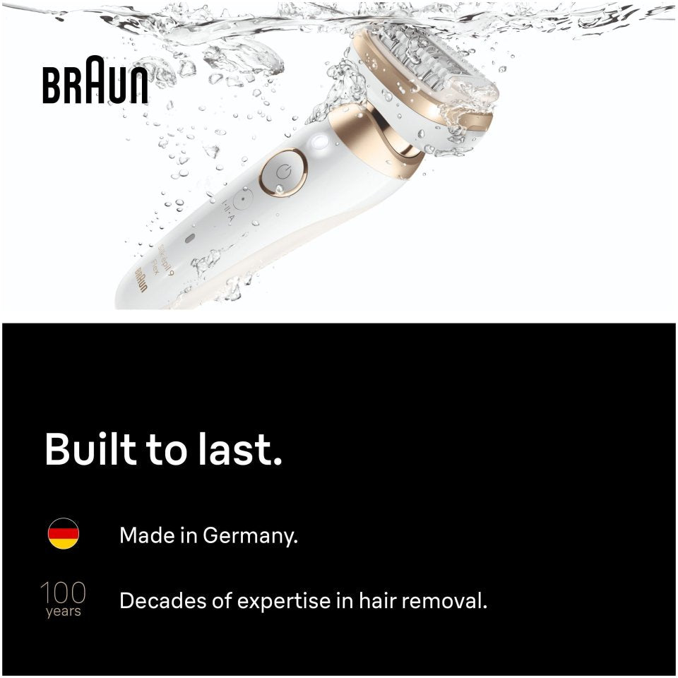 Braun Silk·épil 9 9-030 3D Flex, Wet & Dry -epilaattori