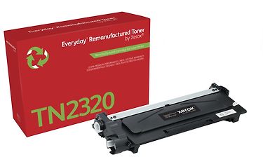 Xerox Everyday Remanufactured Toner värikasetti, Brother TN2320, High Capacity musta