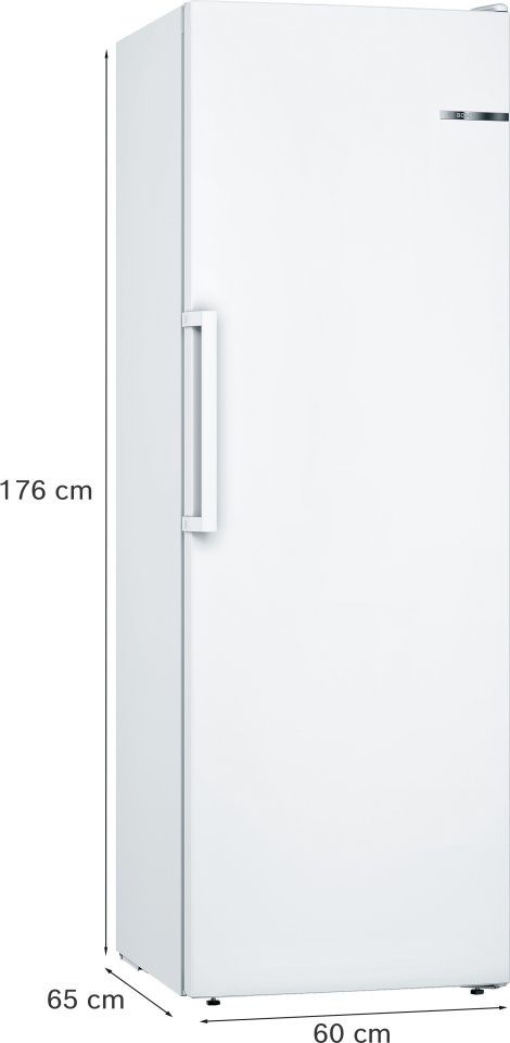 Bosch GSN33FWEV Serie 4 kaappipakastin, valkoinen