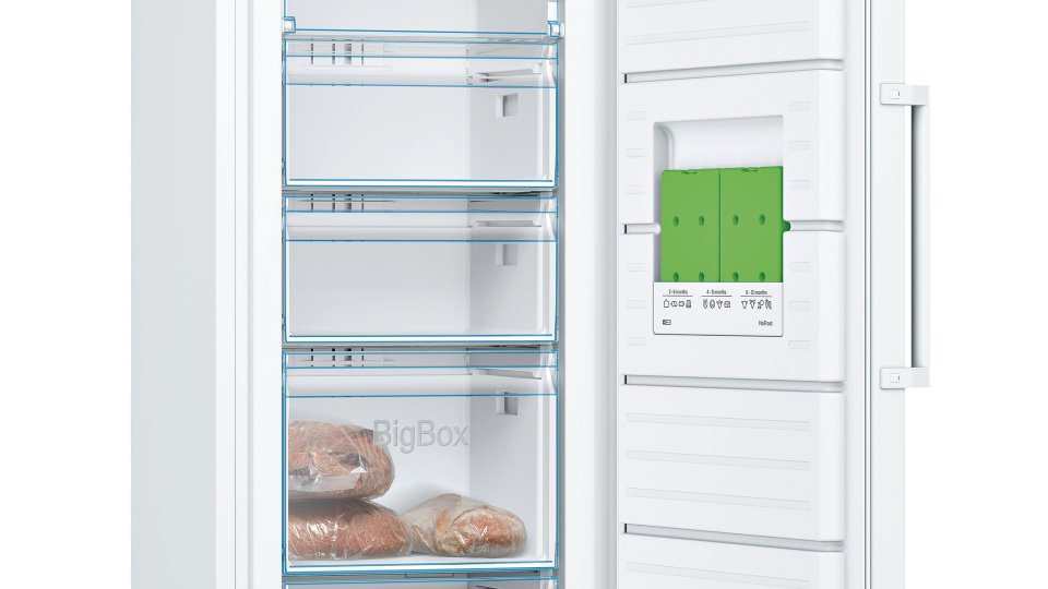 Bosch GSN33FWEV Serie 4 kaappipakastin, valkoinen