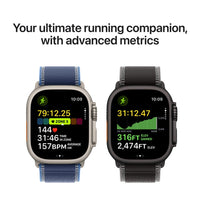 Apple Watch Ultra 3 (GPS + Cellular) 49 mm luonnonvaalea titaanikuori ja luonnonvaalea milanolaisranneke, keskikokoinen