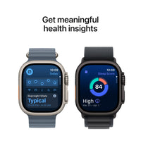 Apple Watch Ultra 3 (GPS + Cellular) 49 mm luonnonvaalea titaanikuori ja luonnonvaalea milanolaisranneke, keskikokoinen