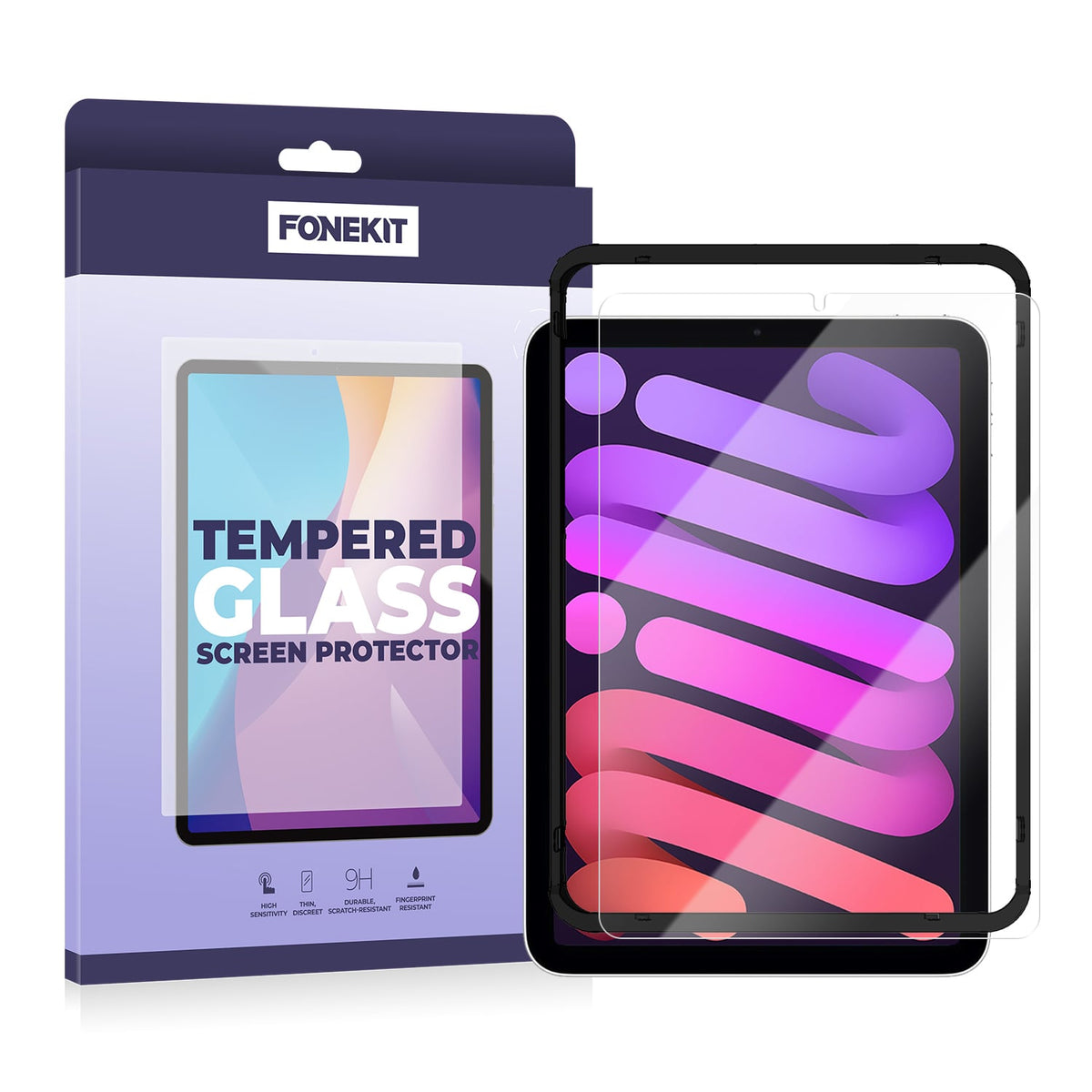 Fonekit panssarilasi, iPad Mini (6th Gen & A17 Pro) – 1