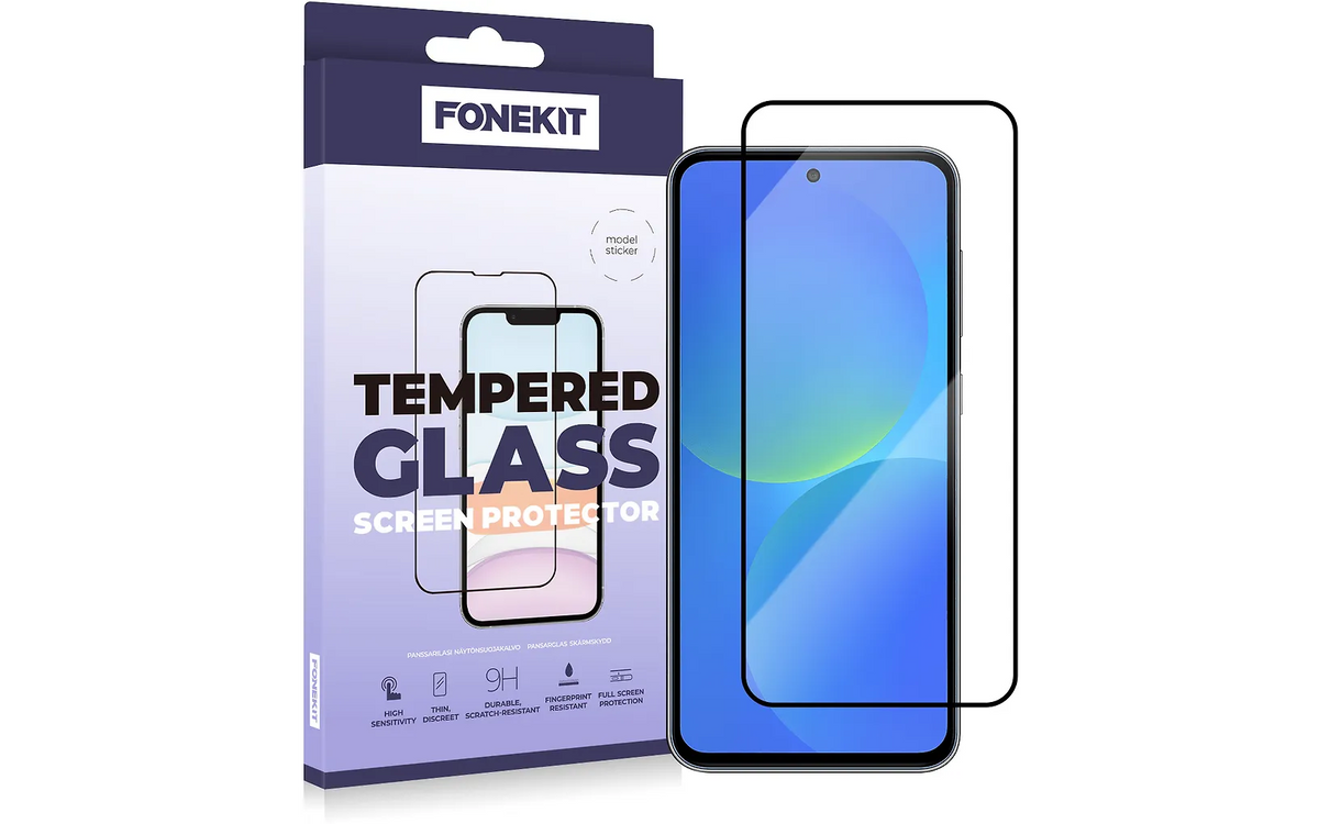 FoneKit Full Cover skärmskydd, Samsung Galaxy A37/A57