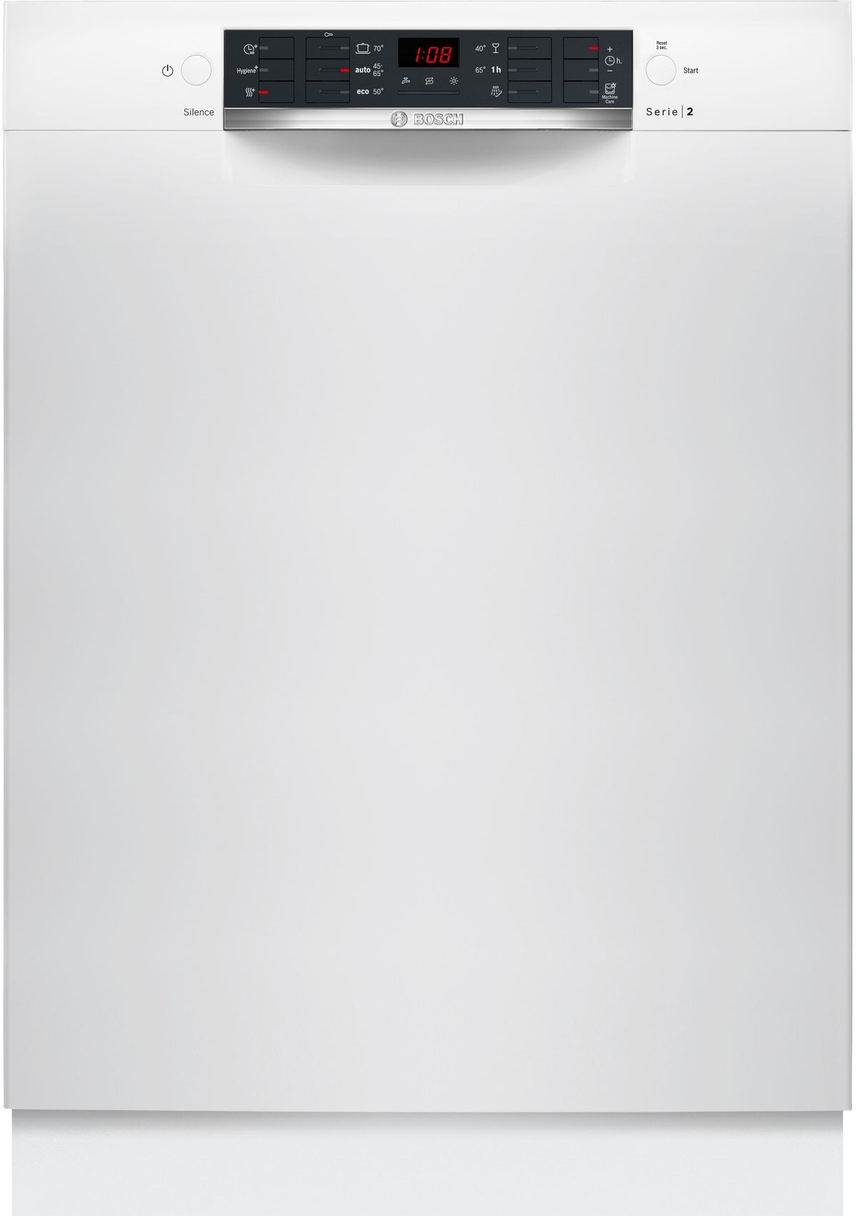 Bosch SMU26AW11S Serie 2 työtason alle sijoitettava astianpesukone, 60 cm, valkoinen – kuva 1