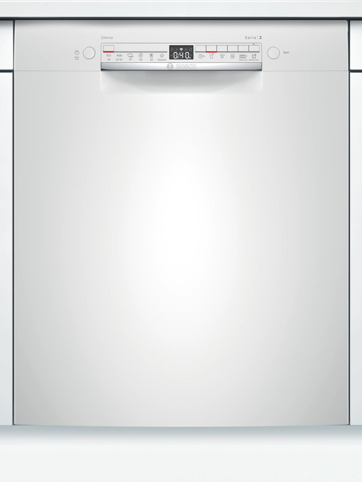 Bosch SMU2HTW06E Serie 2 työtason alle sijoitettava astianpesukone, 60 cm, valkoinen – kuva 1