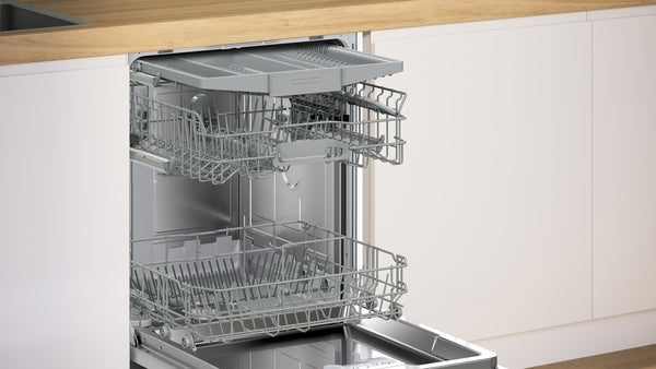 Bosch SMU2HVS06E Serie 2 työtason alle sijoitettava astianpesukone, 60 cm, harjattu teräs
