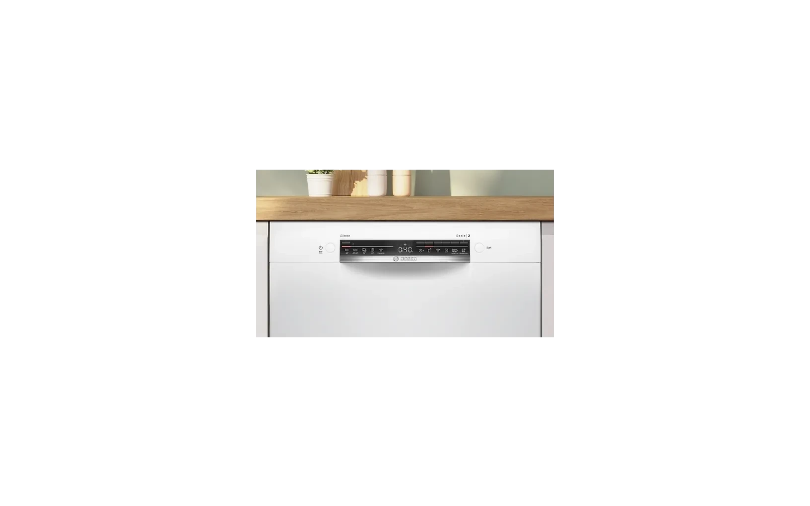 Bosch SMU2HVW06E Serie 2 työtason alle sijoitettava astianpesukone, 60 cm, valkoinen
