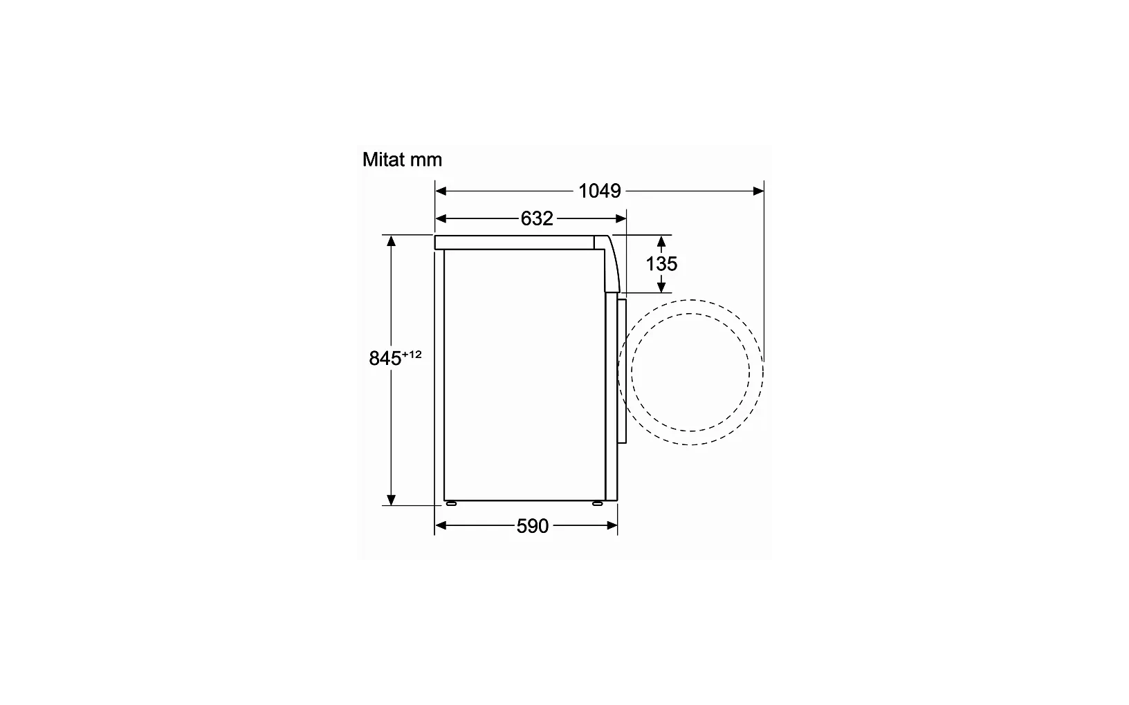 Siemens WM14N08LDN iQ300 pyykinpesukone