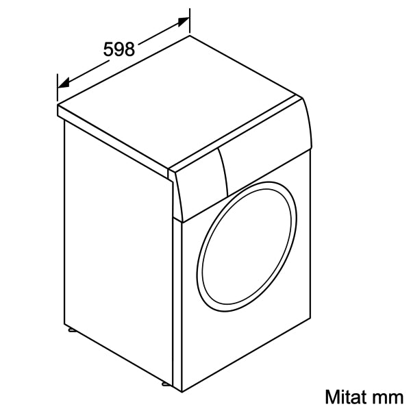 Bosch WGG246F1SN Serie 6 pyykinpesukone