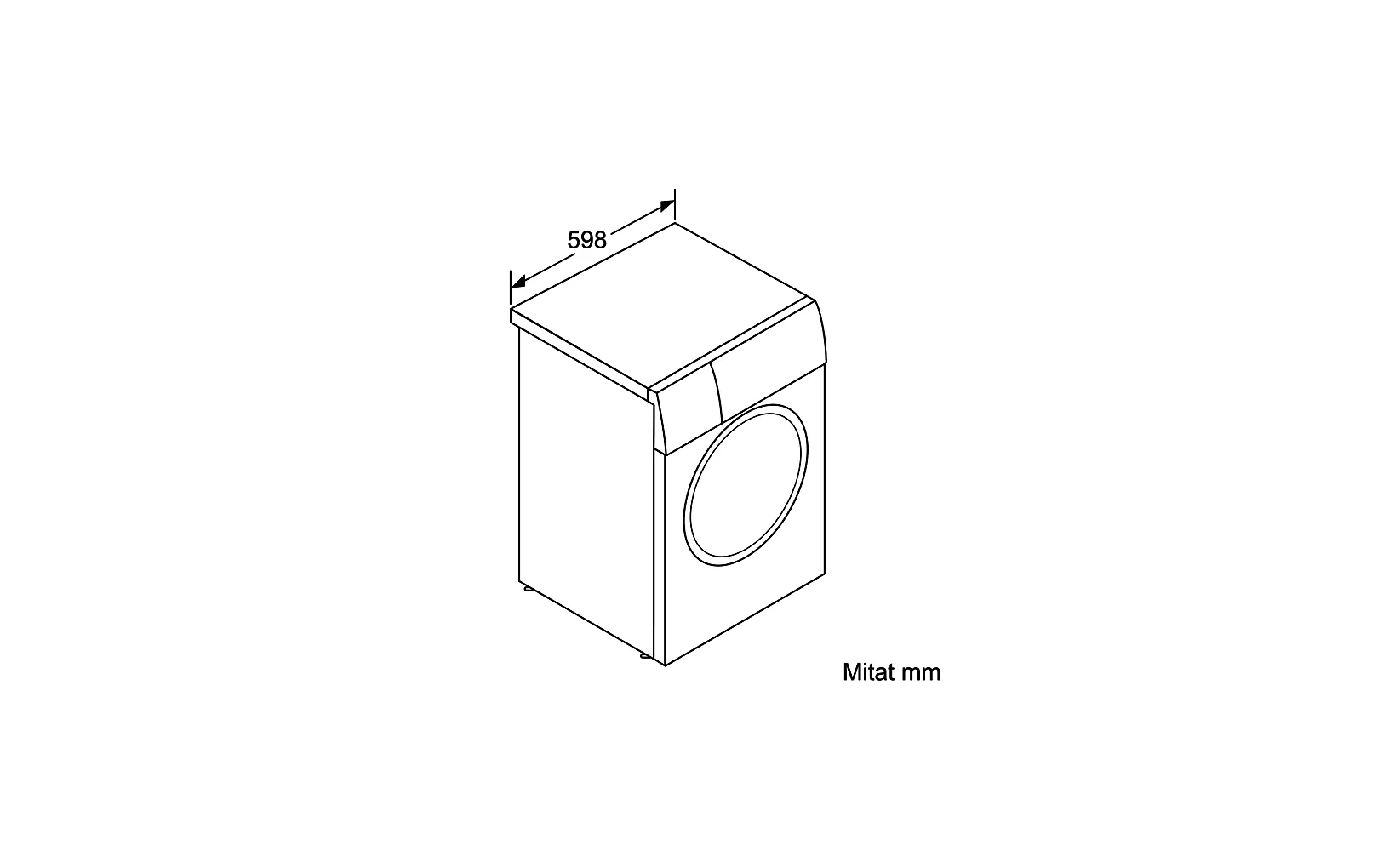 Siemens WM14N08LDN iQ300 tvättmaskin