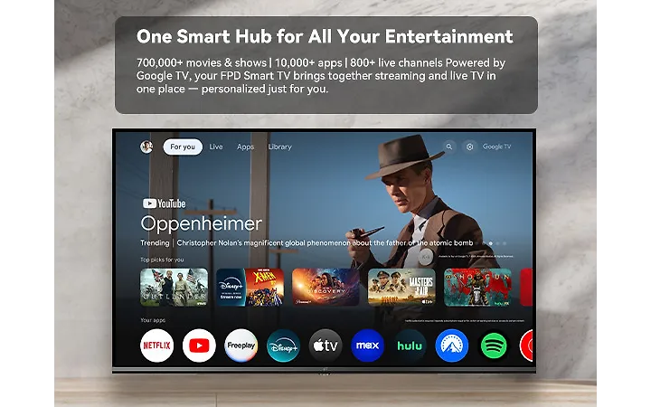 FPD 50" D900 – 4K LED Google TV