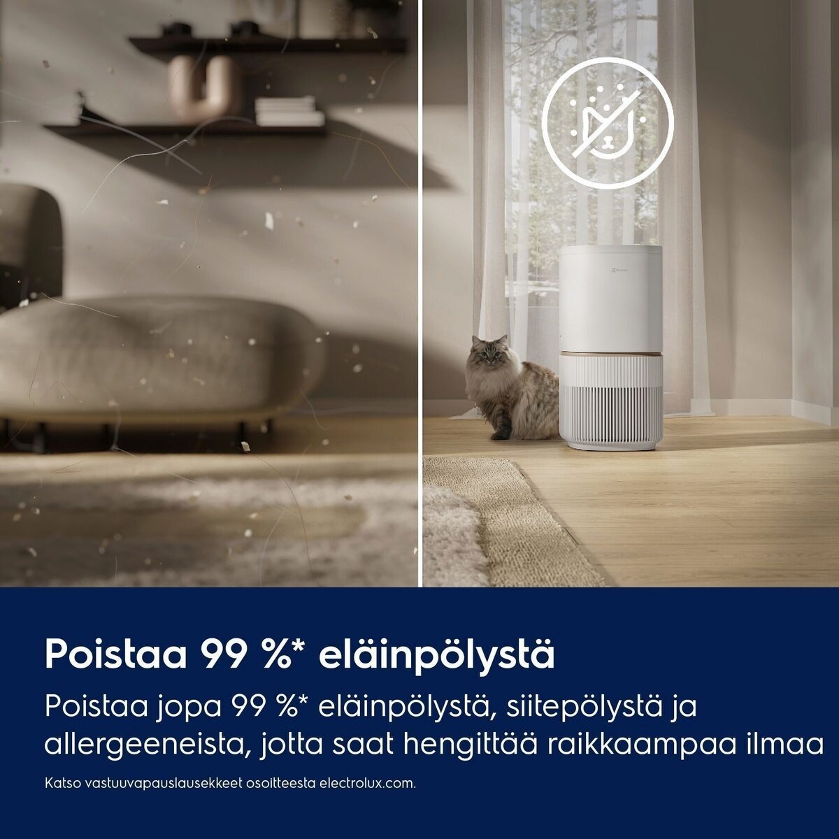 Electrolux Pure 500 XL PetCare ilmanpuhdistin (EPO51573SW)