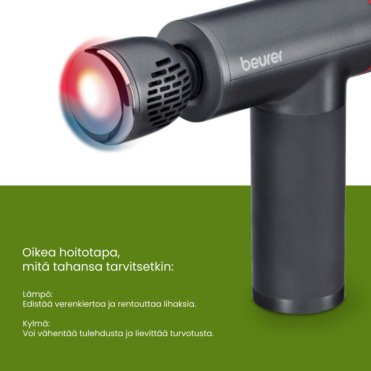 Beurer MG195 Hot & Cold lihashuoltovasara, musta – kuva 16